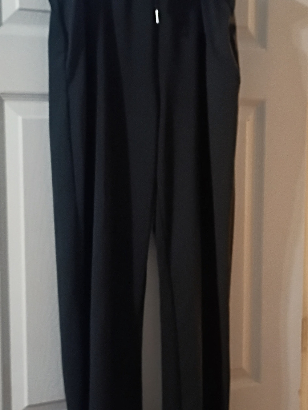 Classic High-Waist Black Women's Trousers